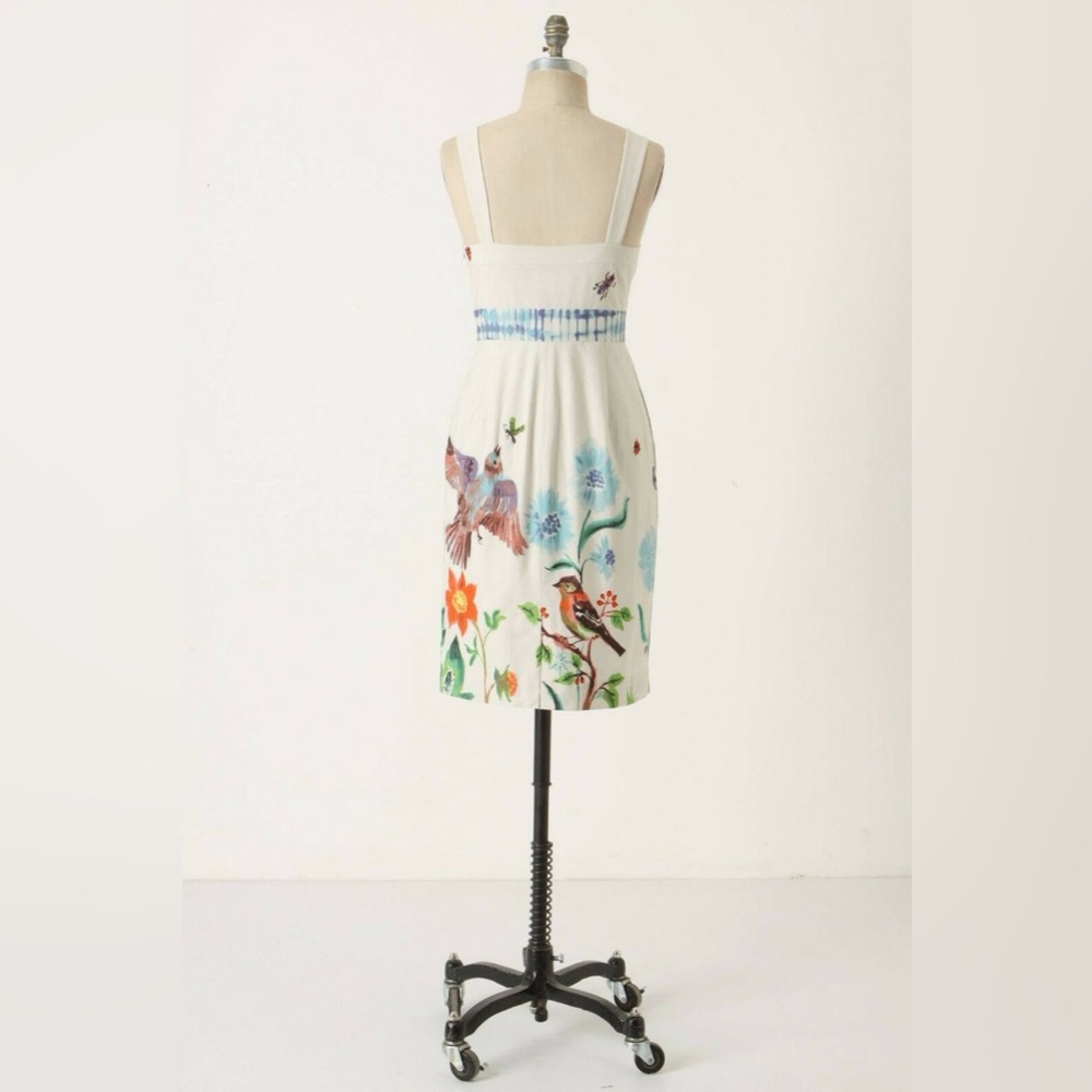 Anthropologie x Nathalie Lete Paris Pigment & Canvas Cotton Mini Dress Size 2 - Picture 3 of 10